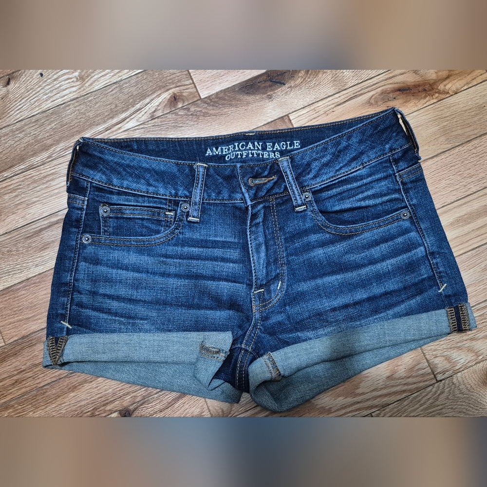 American Eagle Outfitters Dark Blue Super Stretch Jeans